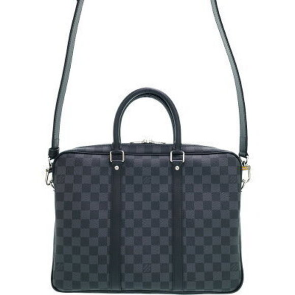 Louis Vuitton Handbags - Louis Vuitton Damier Graphite Black PDV Porte Document Voyage Business Bag